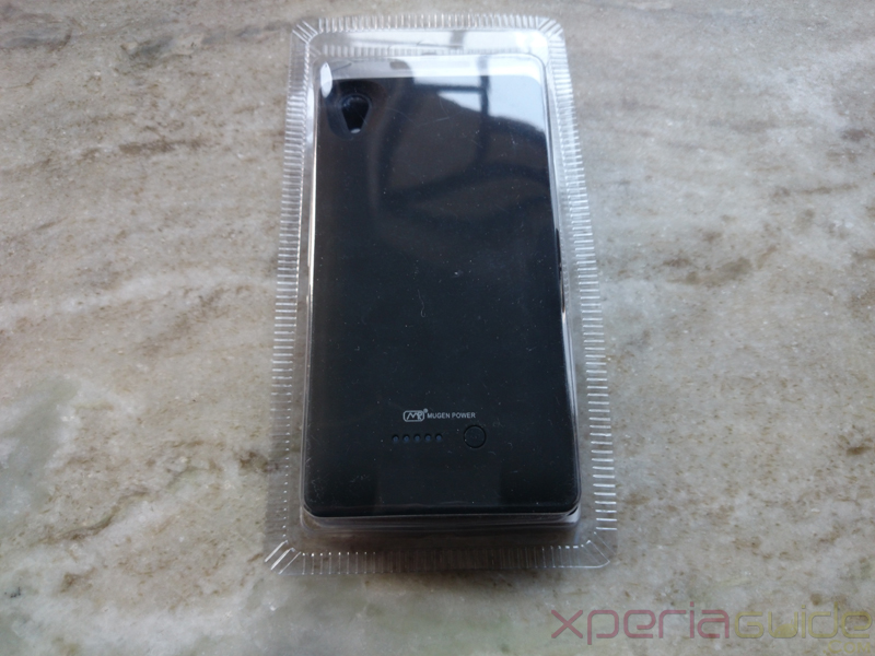 Xperia Z1 3000mAh Mugen Power Battery Case Front Package