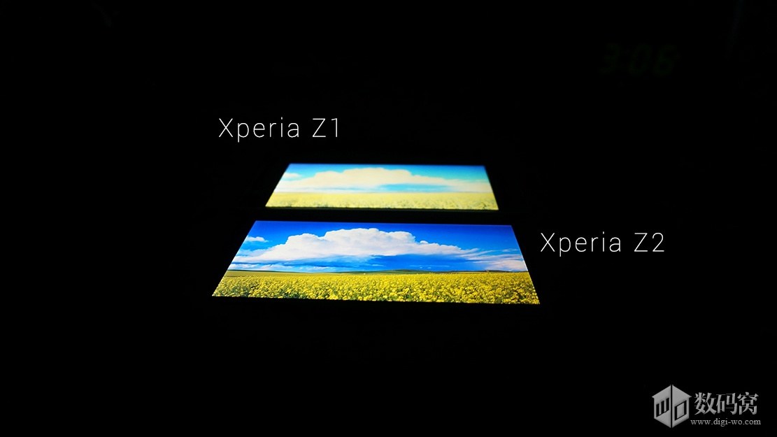 Z1 vs Z2 Display comparison