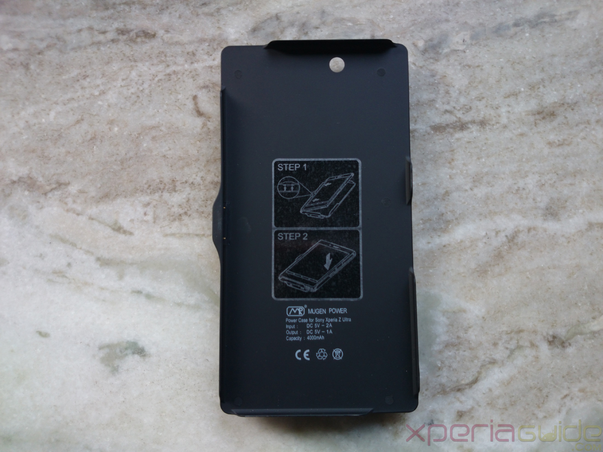 Xperia Z Ultra 4000mAh Mugen Power Battery Case