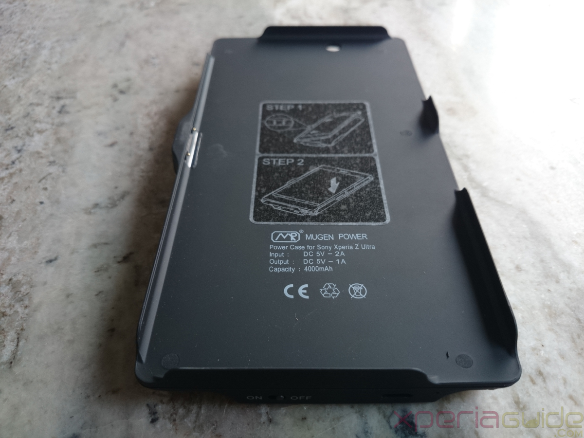 Xperia Z Ultra Mugen Power Battery Case