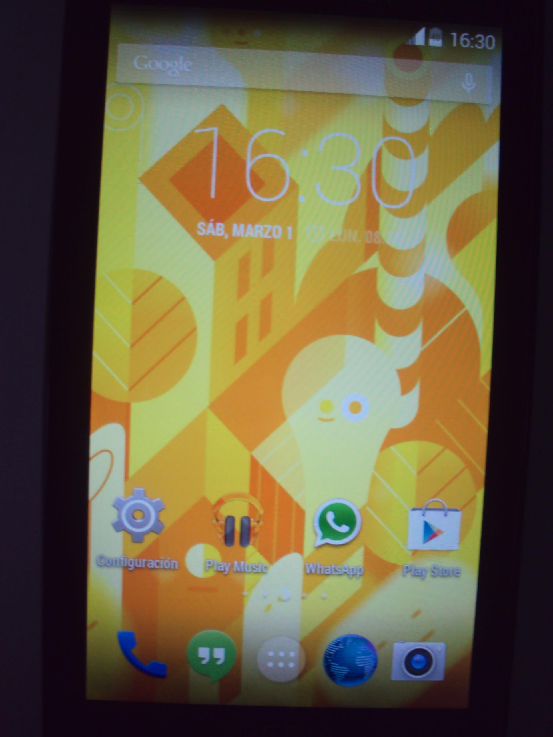 Xperia X10 KitKat Homescreen