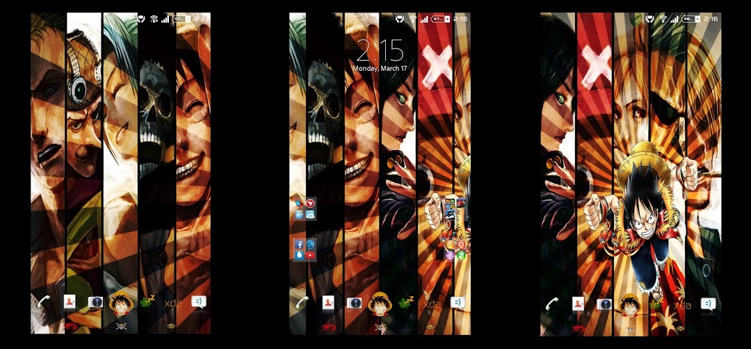 Xperia One Piece custom theme