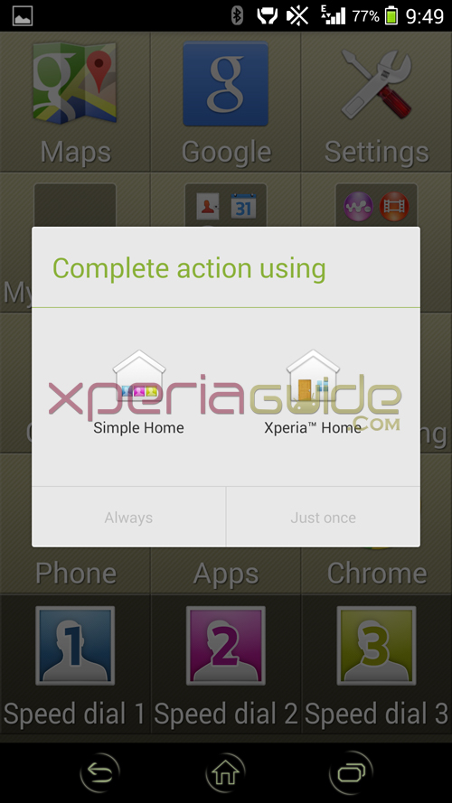 Xperia Simple Home Launcher