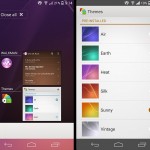 Install Xperia Z2 KitKat themes and task killer app port