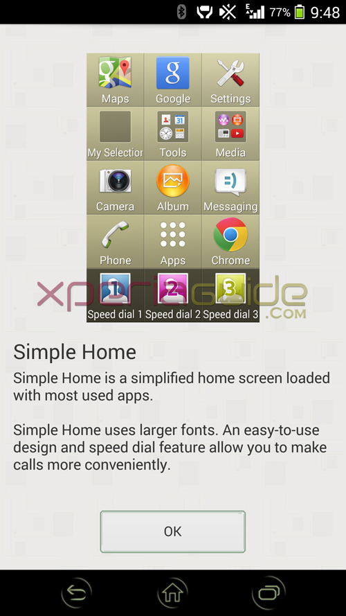 Xperia Z2 Simple Home Launcher