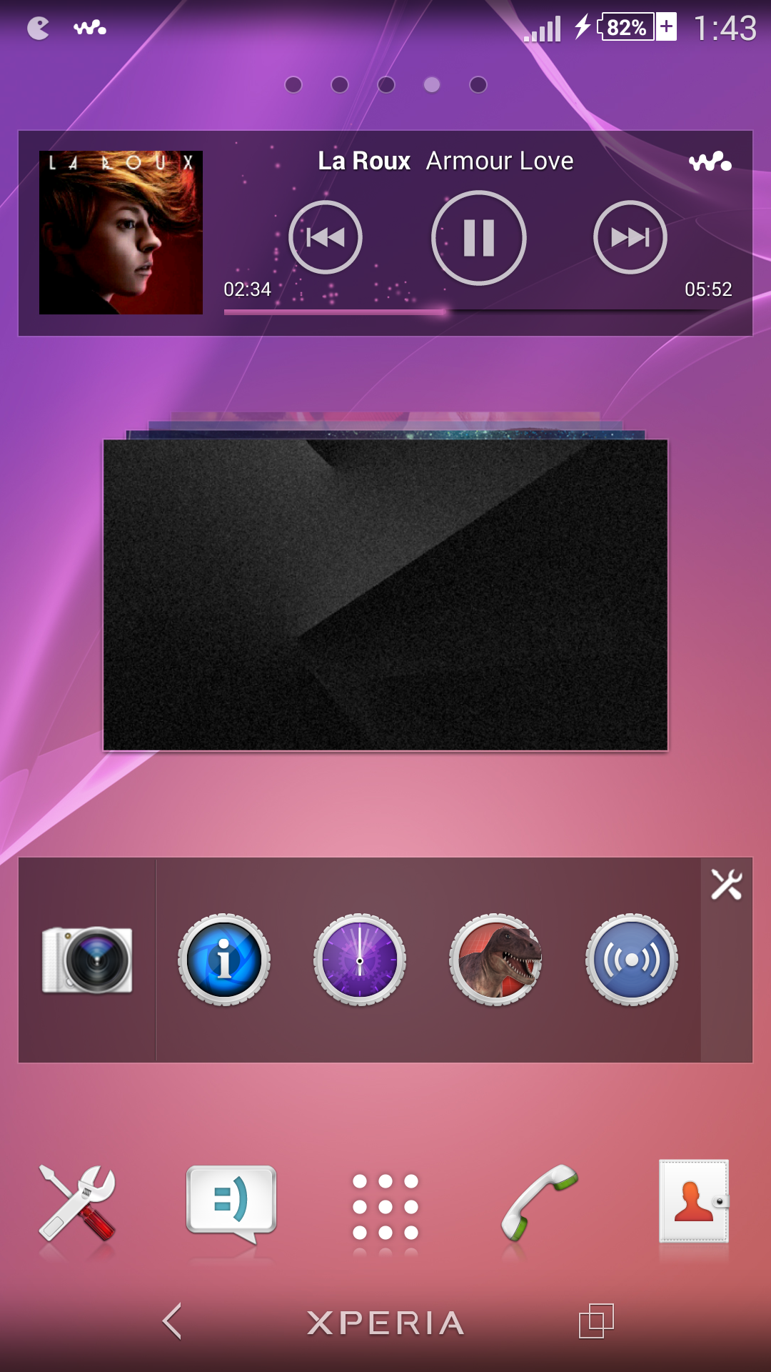 Xperia Z2 Walkman Music Widget