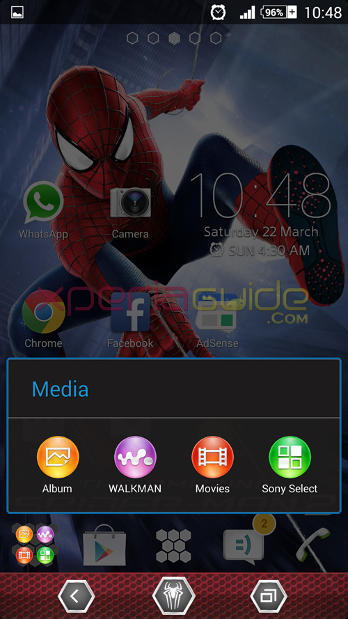 Download The Amazing Spider-Man 2 Xperia Theme from Sony