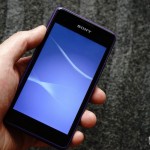 Purple Xperia E1 hands on photos and experience 