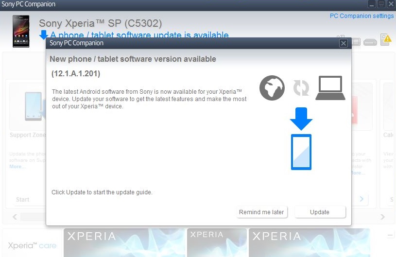 12.1.A.1.201 firmware  Xperia SP C5302 India