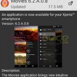 Xperia Movies 6.2.A.0.8, Video Unlimited 11.0.B.0.4 update rolling out