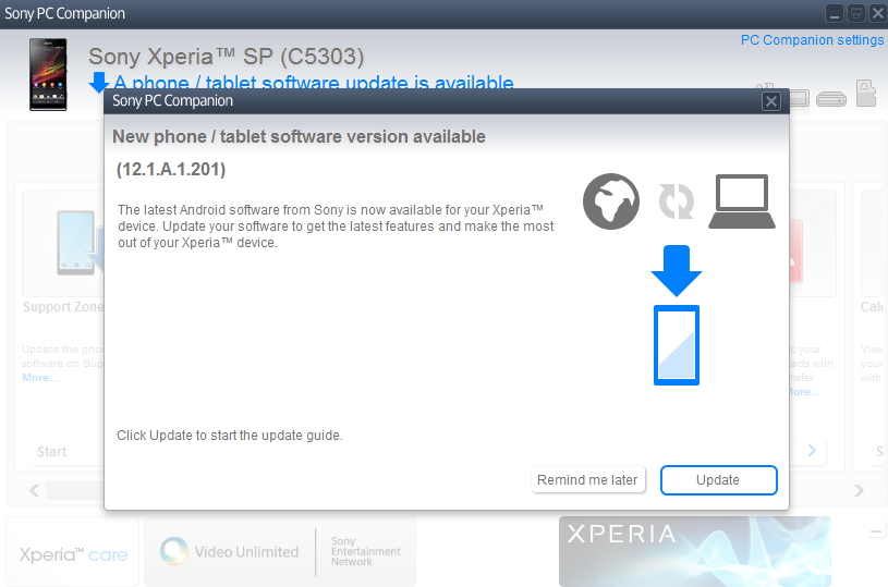 Xperia SP 12.1.A.1.201 firmware