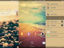 Xperia custom theme Vintage Sea v1.1