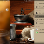 Install custom Xperia themes Coffee, Blacked on Xperia devices