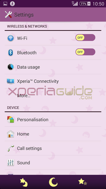 Xperia Theme Bestfriends Background