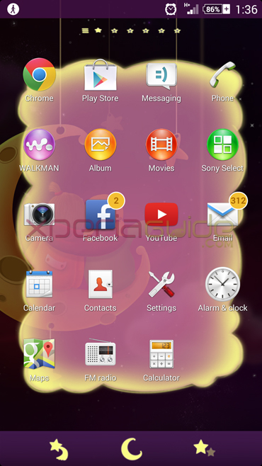 Xperia Theme Bestfriends UI