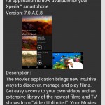 Sony Movies 7.0.A.0.8, Video Unlimited 12.0.B.0.3 update rolling now