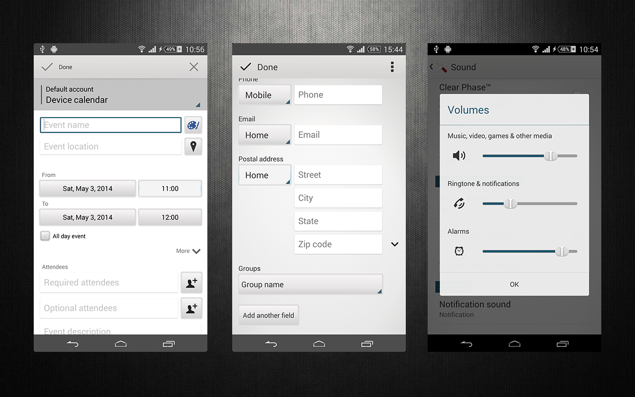 Xperia Z1 Aneurysm theme apk