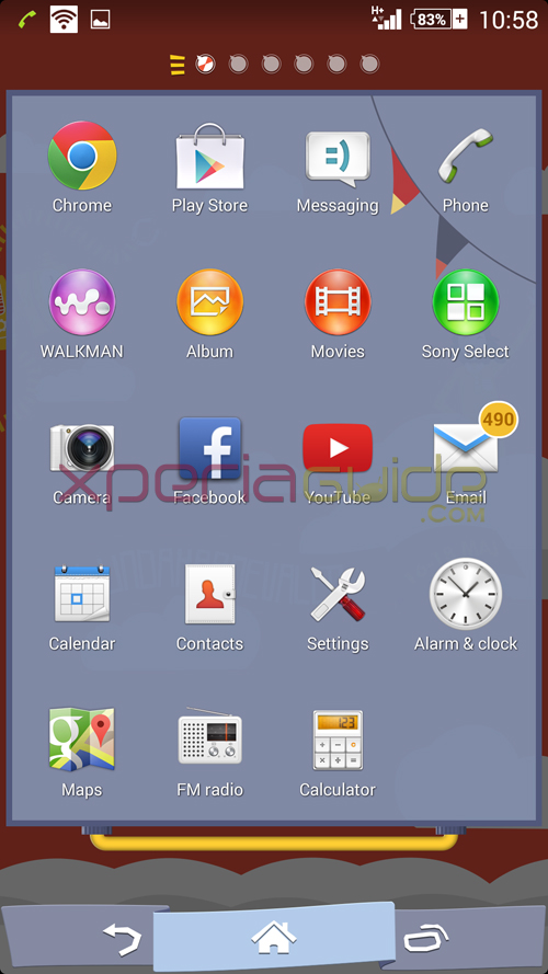  Xperia Theme Futuralkarneval