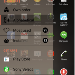Install Xperia Theme Triangles, Abstract, Coffee on Xperia device