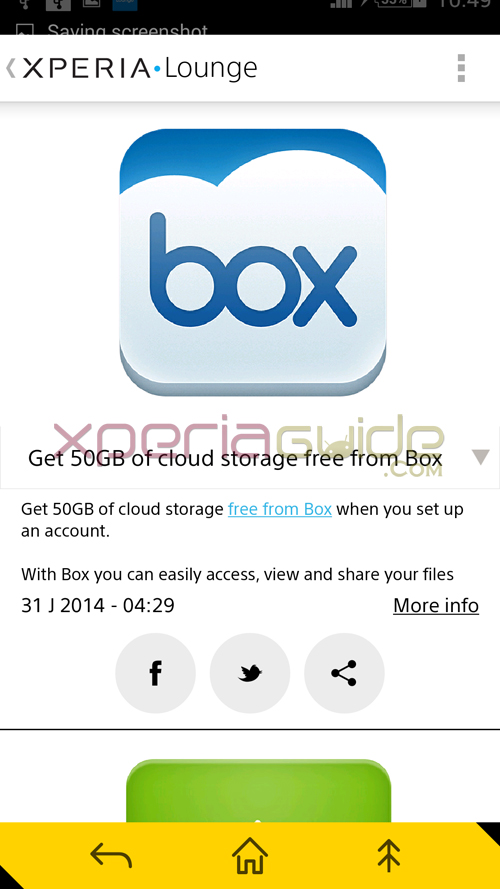 Download Box apk on Xperia Z1