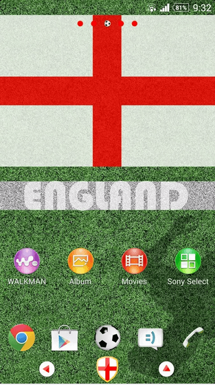 England Theme for Xperia