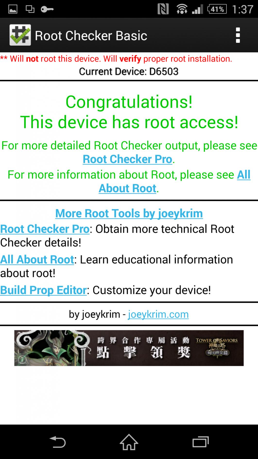 Full Root Xperia Z2 locked bootloader