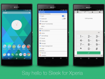 Xperia Sleek theme