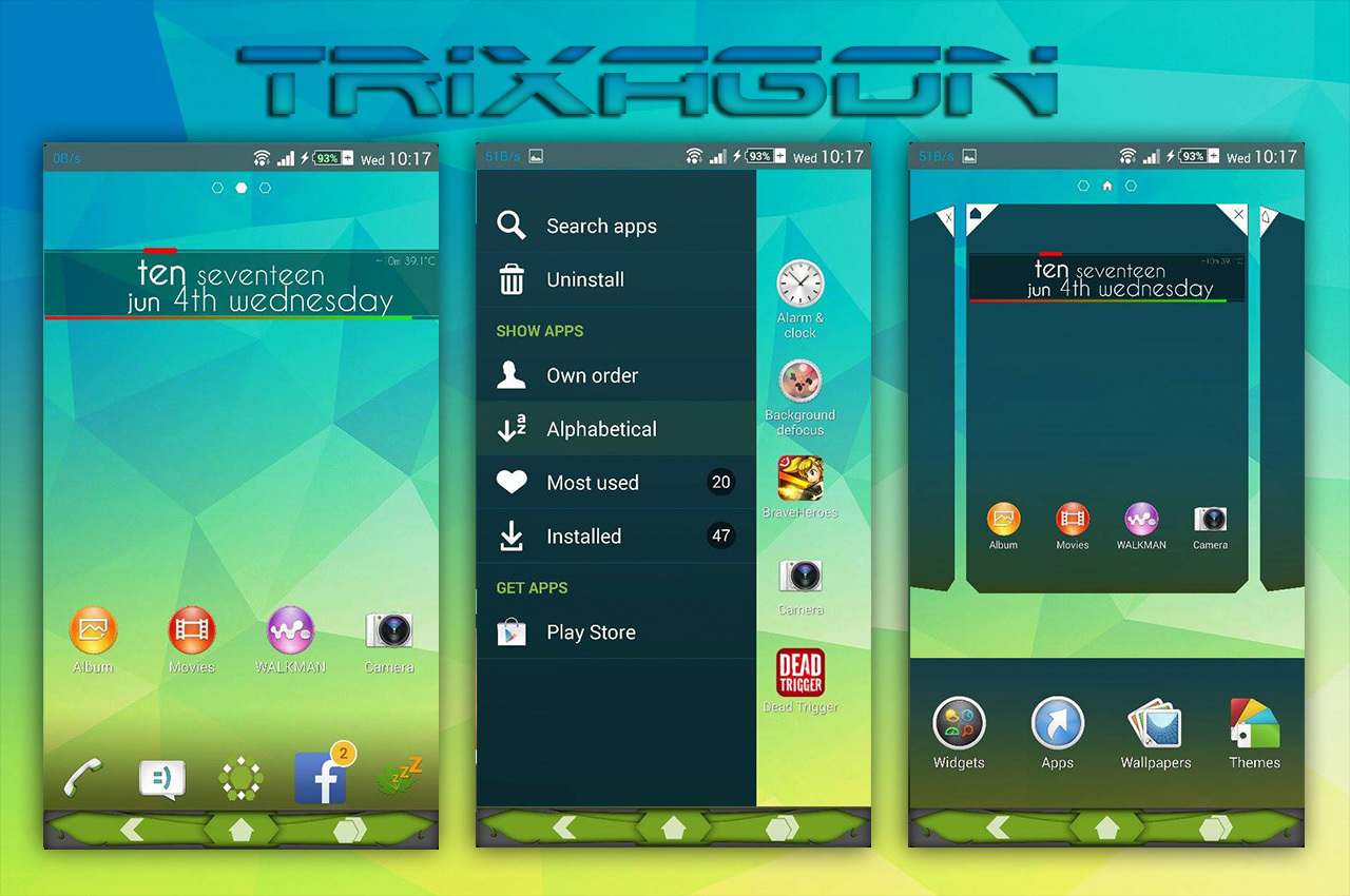 Xperia TriXagon theme