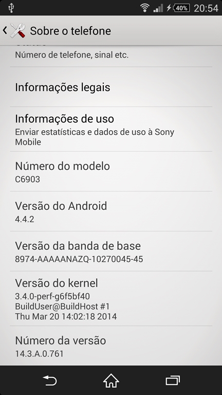 Xperia Z1 C6903 14.3.A.0.761 firmware