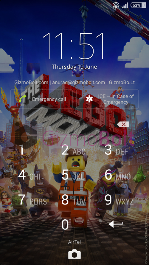 Xperia The LEGO MOVIE Theme