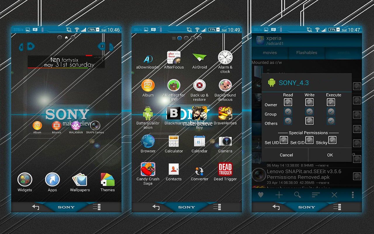 Xperia Sony theme