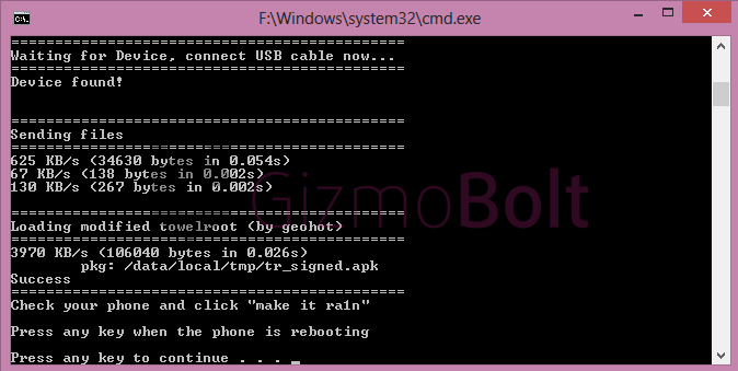 Towel Root Exploit Xperia Z1