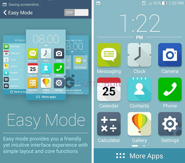 Asus Zenfone 5 Simple Home launcher