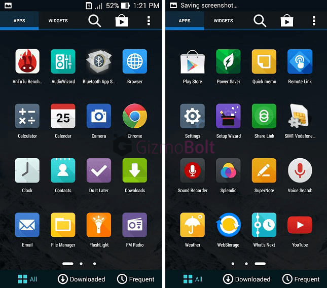 Asus Zenfone 5 Home launcher