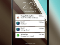 Android L Lockscreen