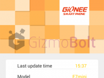 Gionee Elife E7 Mini KitKat GN4.4.10 system version