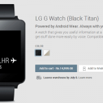 LG G Watch, Samsung Gear Live available in India on Play store for sale
