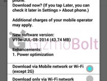 LG G3 D855 43.74 MB V10e OTA update