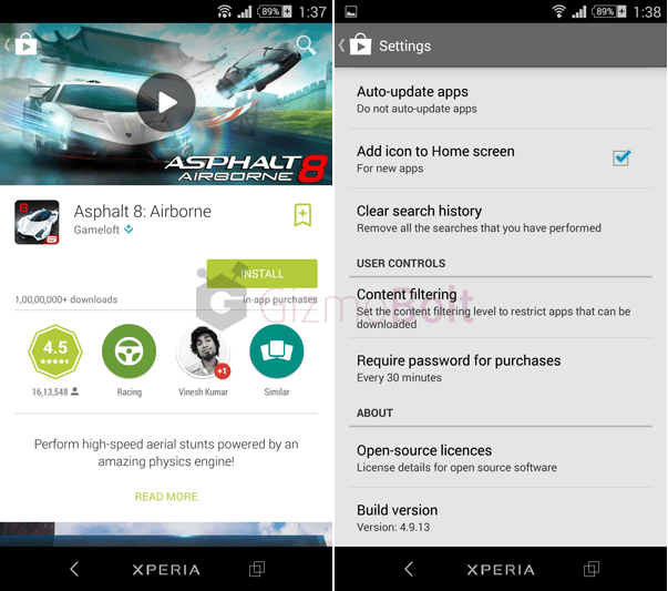 Play Store 4.9.13 version apk