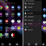 Install Xperia Abstract theme with customized UI icon pack