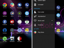 Xperia Abstract theme UI