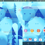 Install Xperia Android L Theme with Android L background wallpapers 