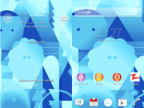 Xperia Android L3 Theme preview