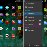 Install Xperia Blue iTheme with Metal Icons