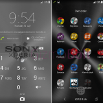 Install Xperia Brushed Steel theme with Icon Pack