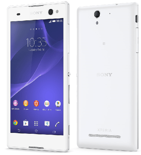 Xperia C3 Proselfie White color