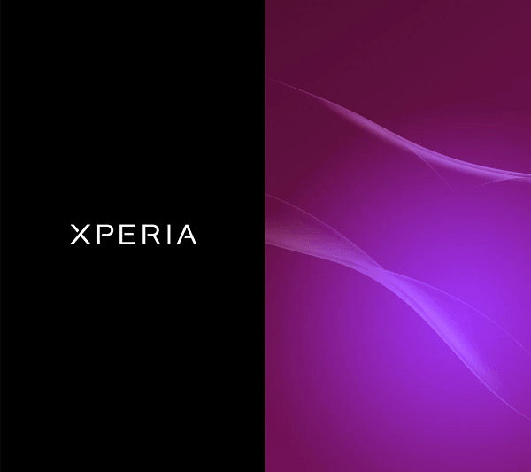 Xperia Colorful Purple boot animation