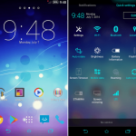 Install Xperia Theme Upsky, Xperia Colormix Theme