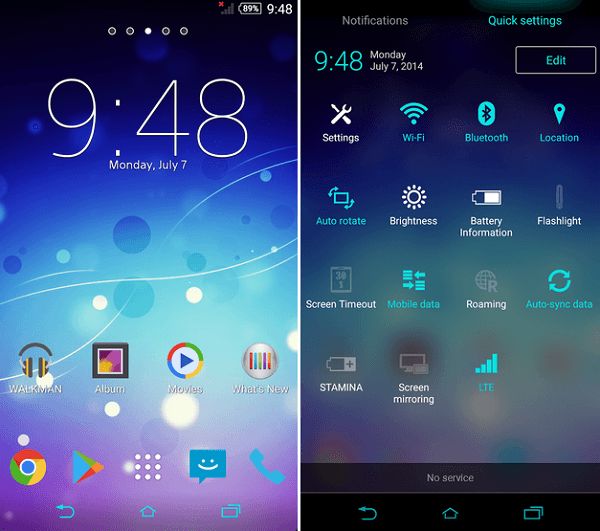 Xperia Colormix Theme apk