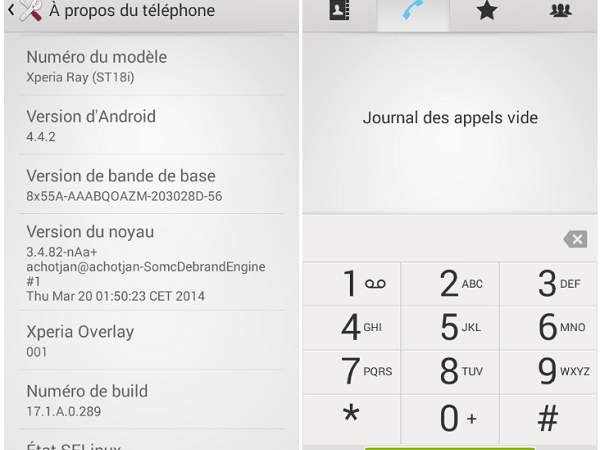 Xperia Overlay Xperia Ray Android 4.4.2 ROM